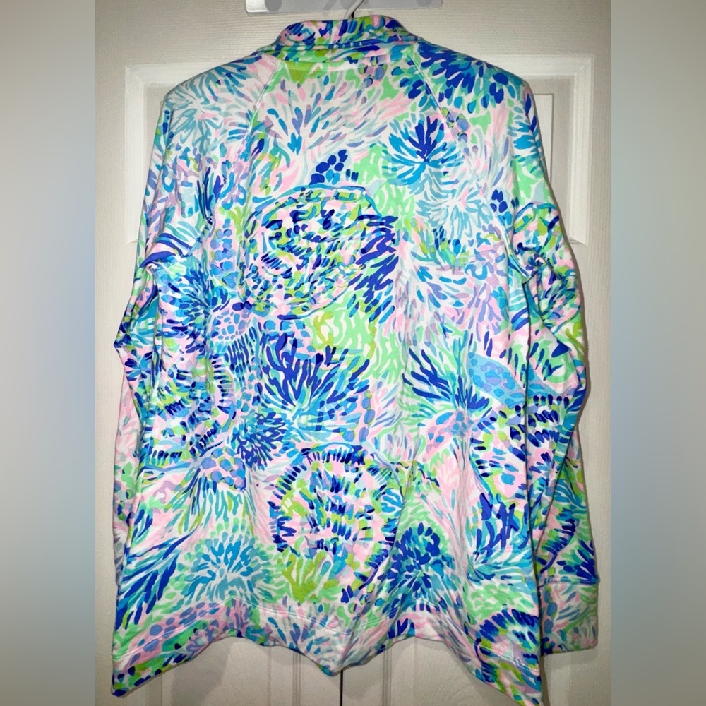 Lilly Pulitzer Skipper Popover Multi Shell Of A P… - image 2